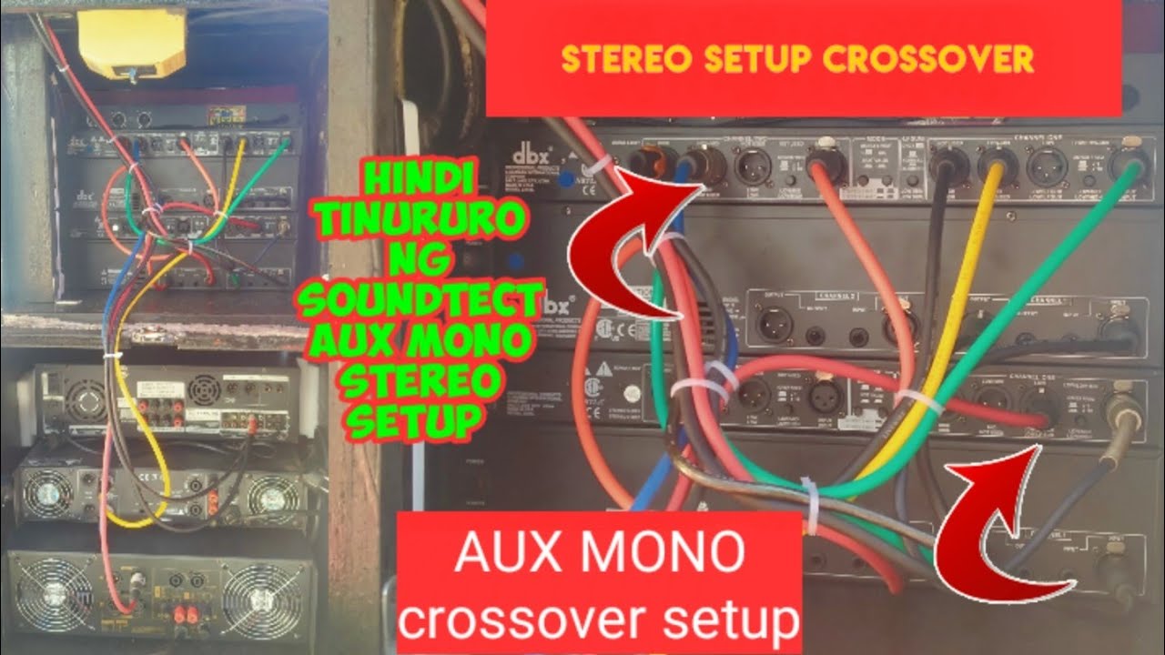 Hindi TINOTURO NG mg soundtect 3way connection mono stereo with AUX loud and clear