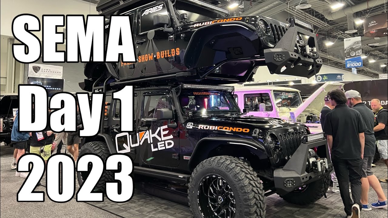 Day 1- The SEMA Show 2023- focusing mainly on Jeeps, Overlanding, Offroading