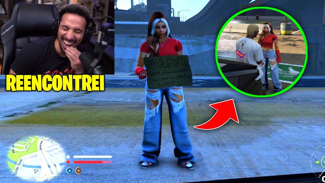 CJ ENCONTROU SUA NAMORADA NO GTA !!!