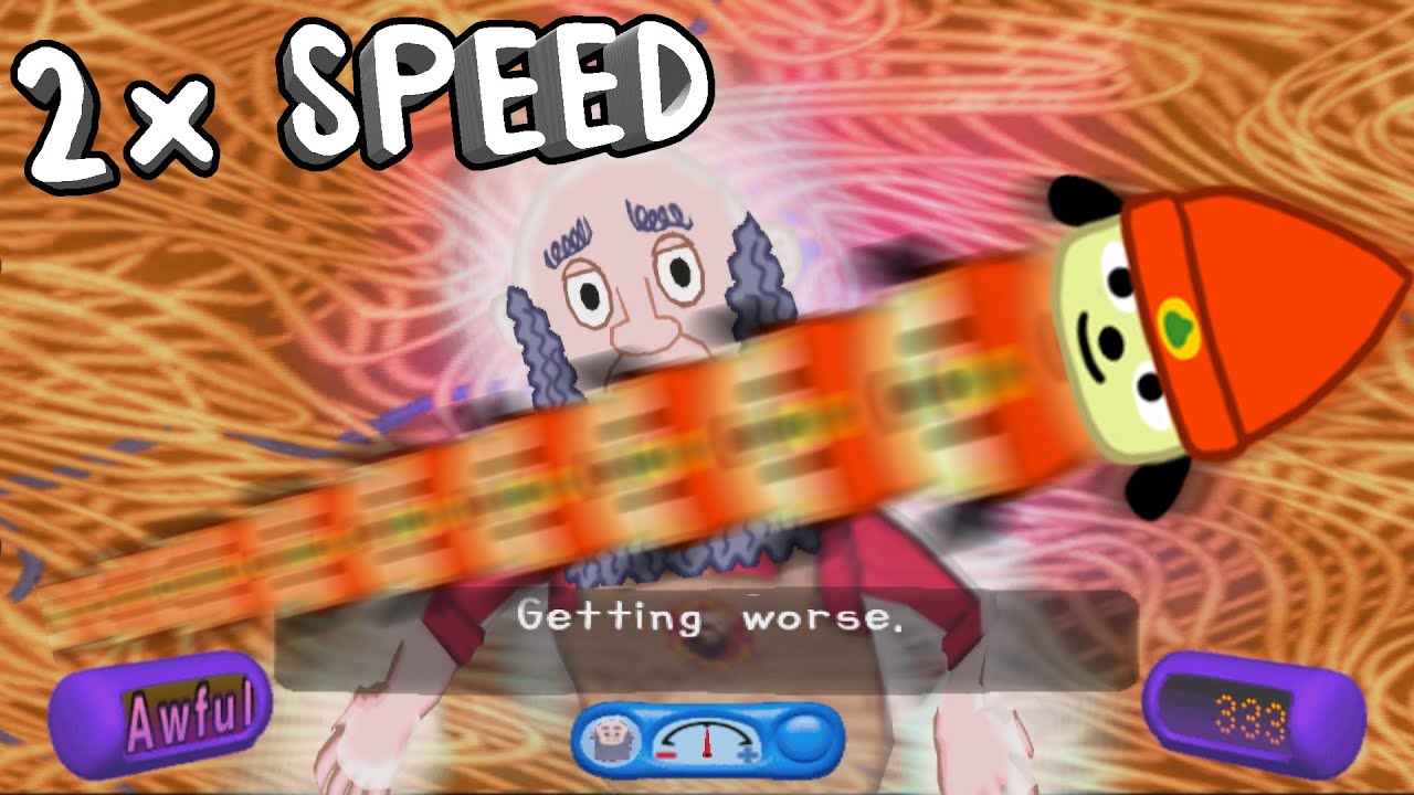 Phizzy Plays Parappa 2 at 200% Speed