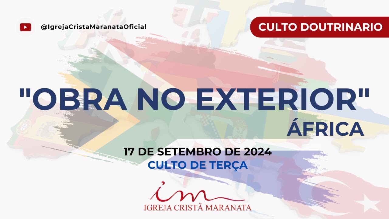 17/09/2024 - [CULTO 20H] - Igreja Cristã Maranata - Tema: 