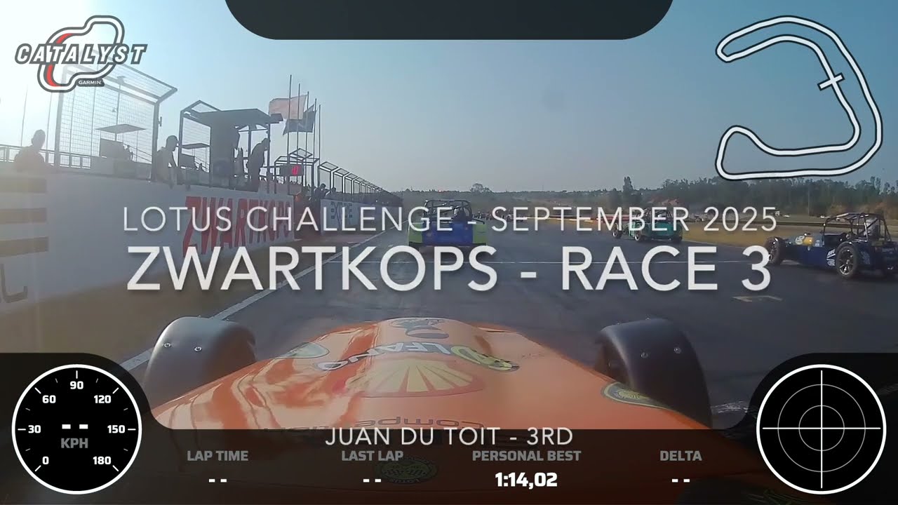 2025 September Zwartkops Juan Du Toit Garmin Cam Race 3
