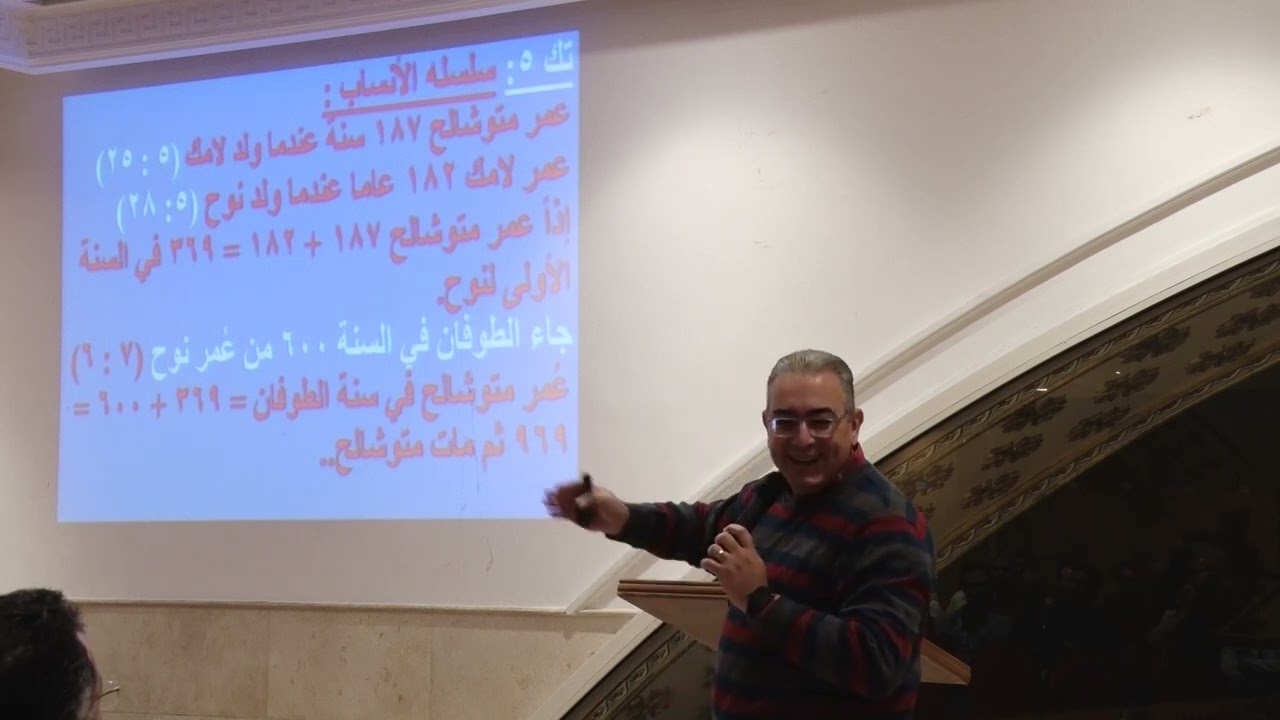 العهد القديم - سفر التكوين - د تامر سليمان -  الجمعة 8 ديسمبر 2023