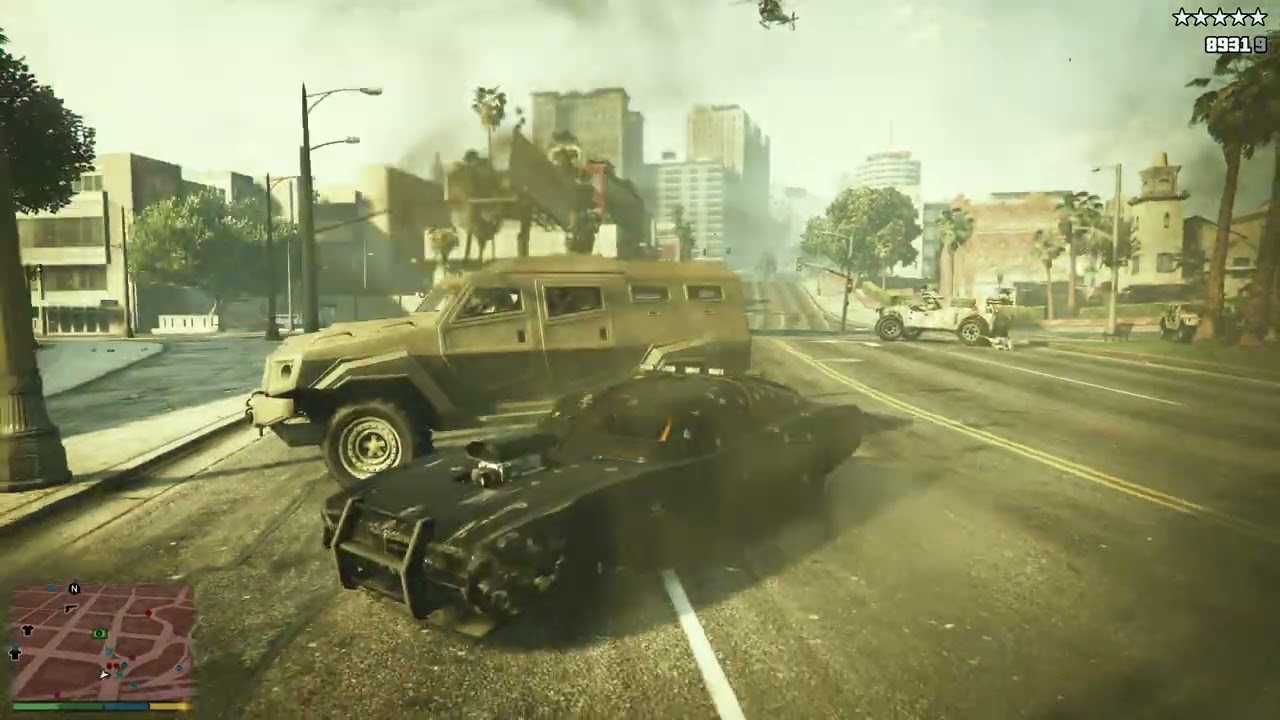 GTA V Duke O' Death Epic Rampage Destruction  + Five Star Escape(VE:DGA 3.1.1)