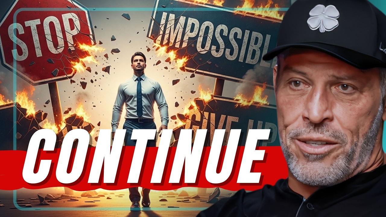 🔥 Recuse-se a Parar, Mesmo Quando Tudo Diz Pare | Tony Robbins