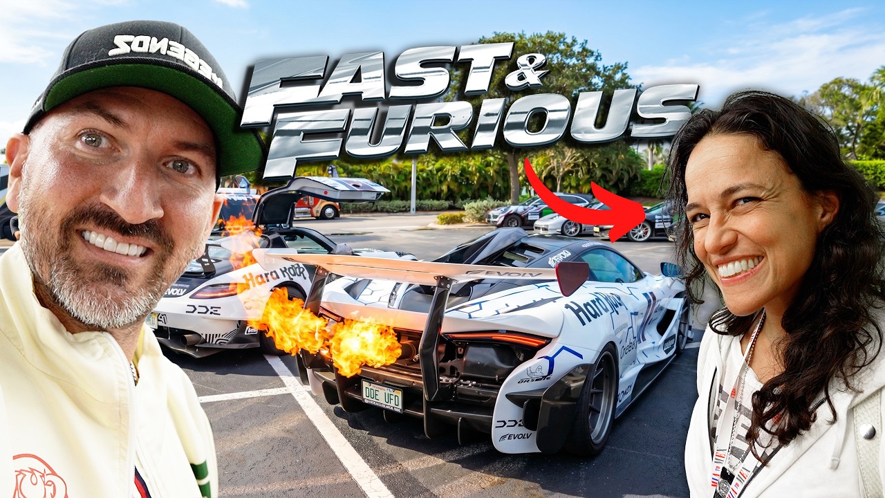 SURPRISING FAST & FURIOUS STAR MICHELLE RODRIGUEZ WITH FIRST SUPERCAR!