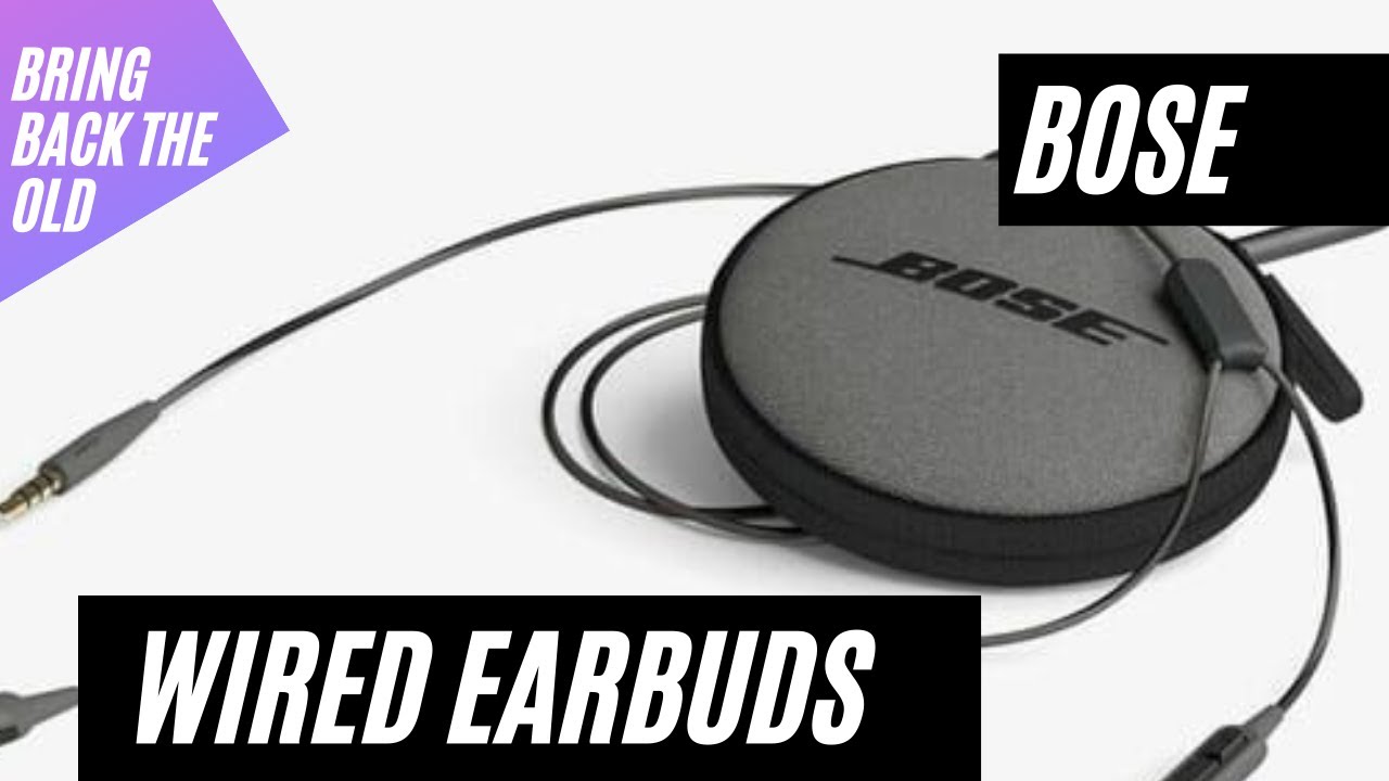 Bose Sports Wired Headphones Review (Old Tech Becomes New)