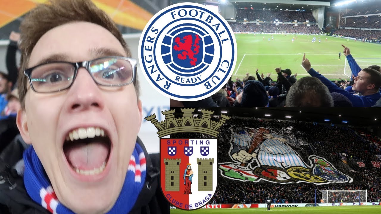 SCENES AT IBROX AS RANGERS COMEBACK LATE VS BRAGA! | RANGERS 3-2 BRAGA | 20/2/20 | *VLOG*