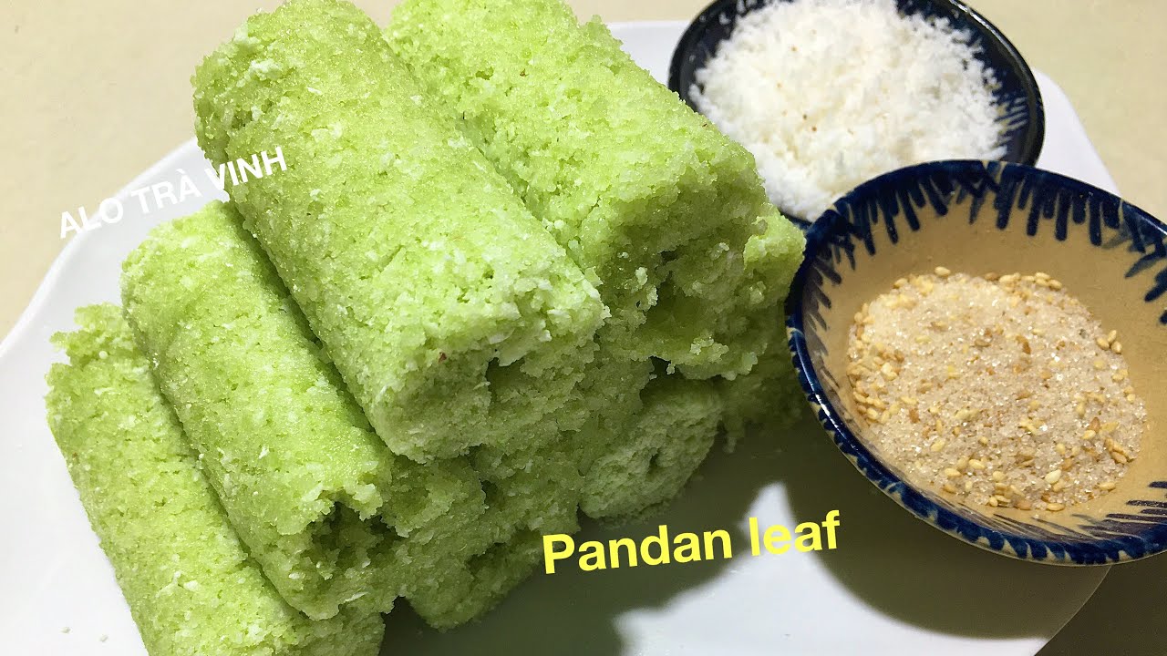 BÁNH ỐNG LÁ DỨA Dẻo ngon, Tơi Xốp bánh không bị cứng khi để nguội