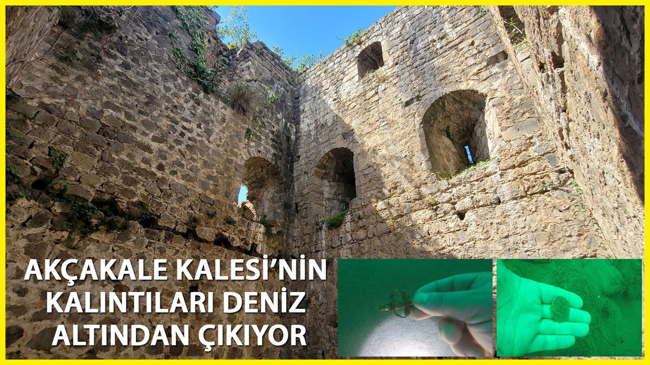 Akçakale Kalesi'nin Kalıntıları Deniz Altından Çıkıyor