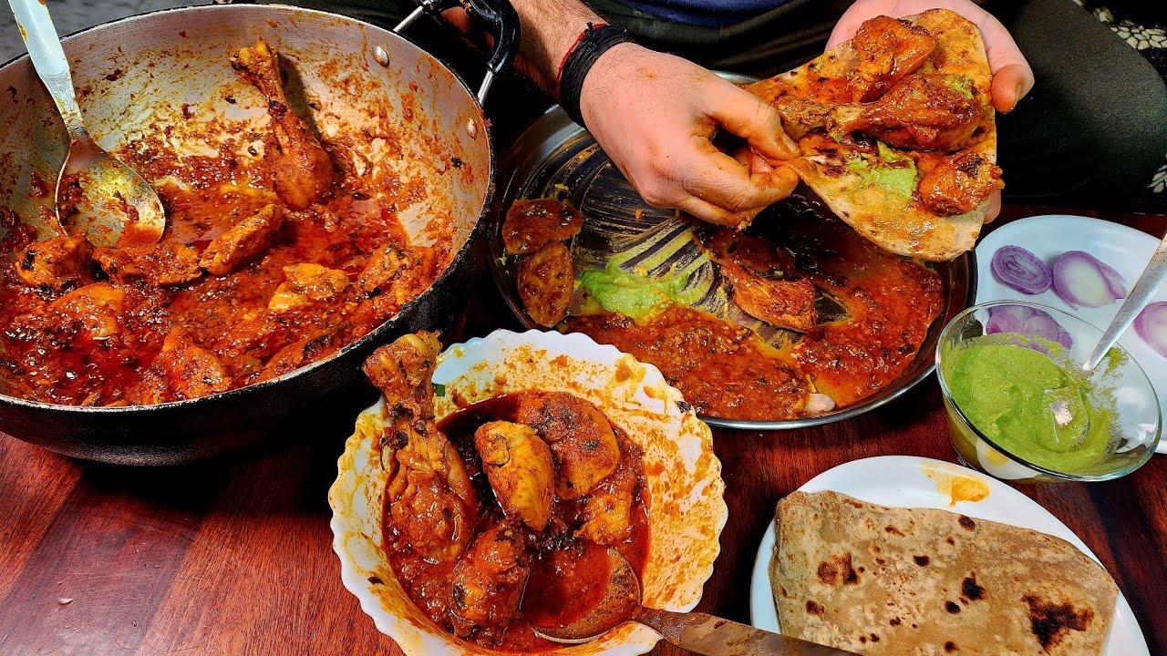 Fry Dahi Tadka Chicken Kadai | Kam Masale Wali Dahi Tadka Fry Chicken Kadai Recipe