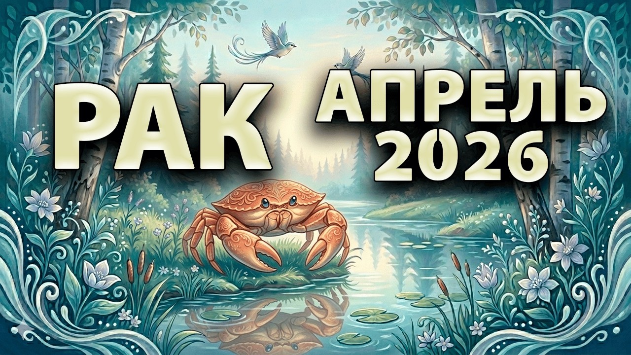 РАК - ГОРОСКОП на АПРЕЛЬ 2026
