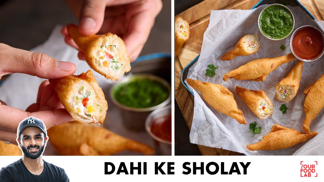 Dahi Ke Sholay | Easy Snack Recipe | दही के शोले | Chef Sanjyot Keer