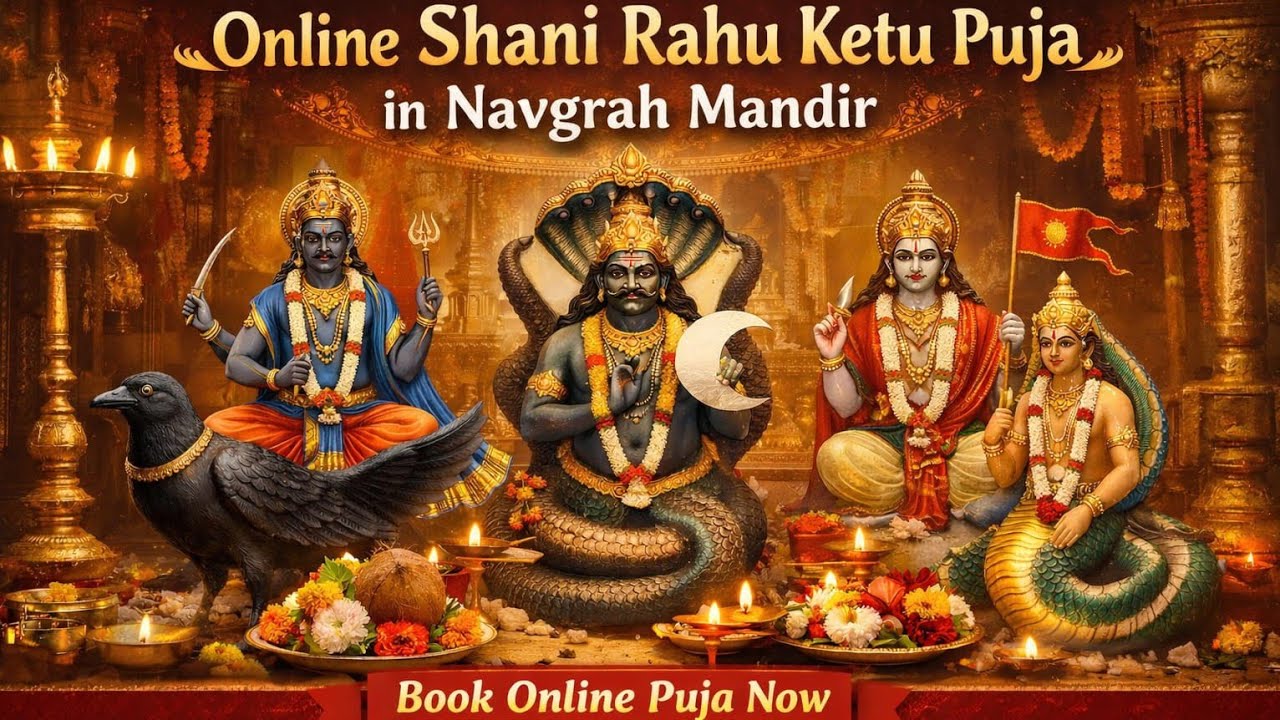 Online Navgrah Shani Rahu Ketu Puja | Remove Obstacles & Graha Dosha