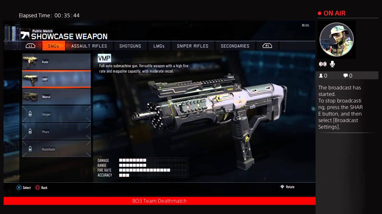 BMTEXAS409's Live PS4 Broadcast CALL OF DUTY BLACK OPS III TEAM DEATHMATCH