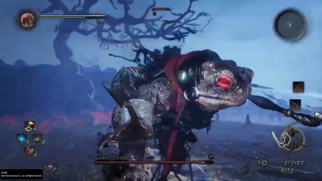 Nioh - Giant Toad - Boss Guide in desc 
