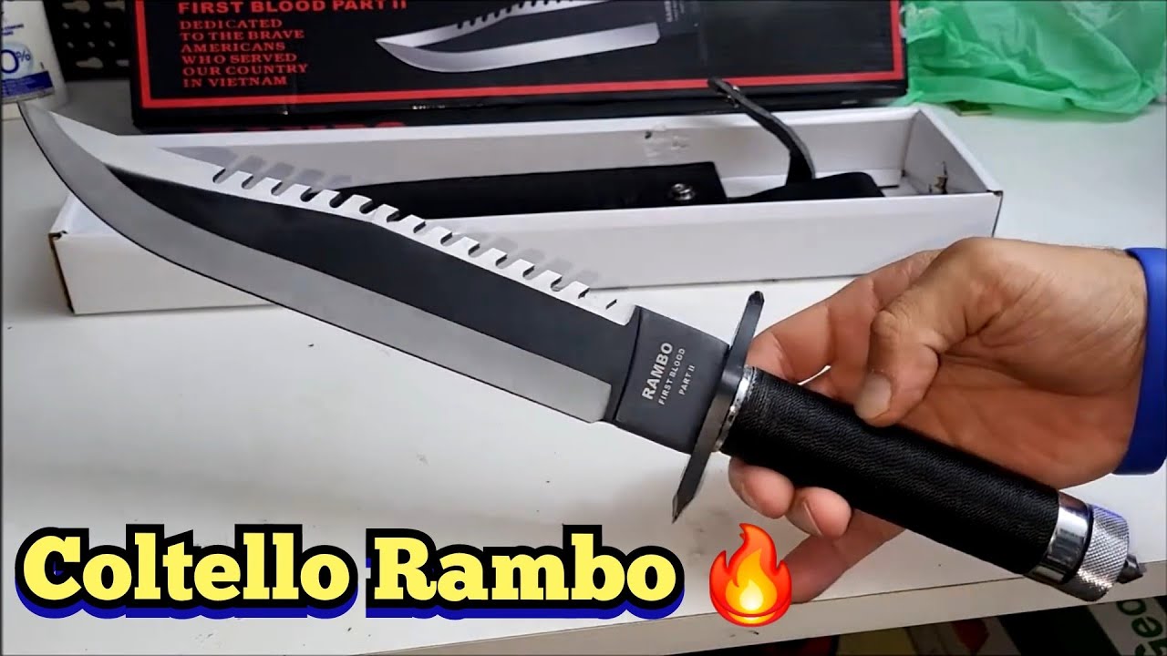 COLTELLO RAMBO 1 FIRST BLOOD SECONDA PARTE | KNIFE JOHN RAMBO