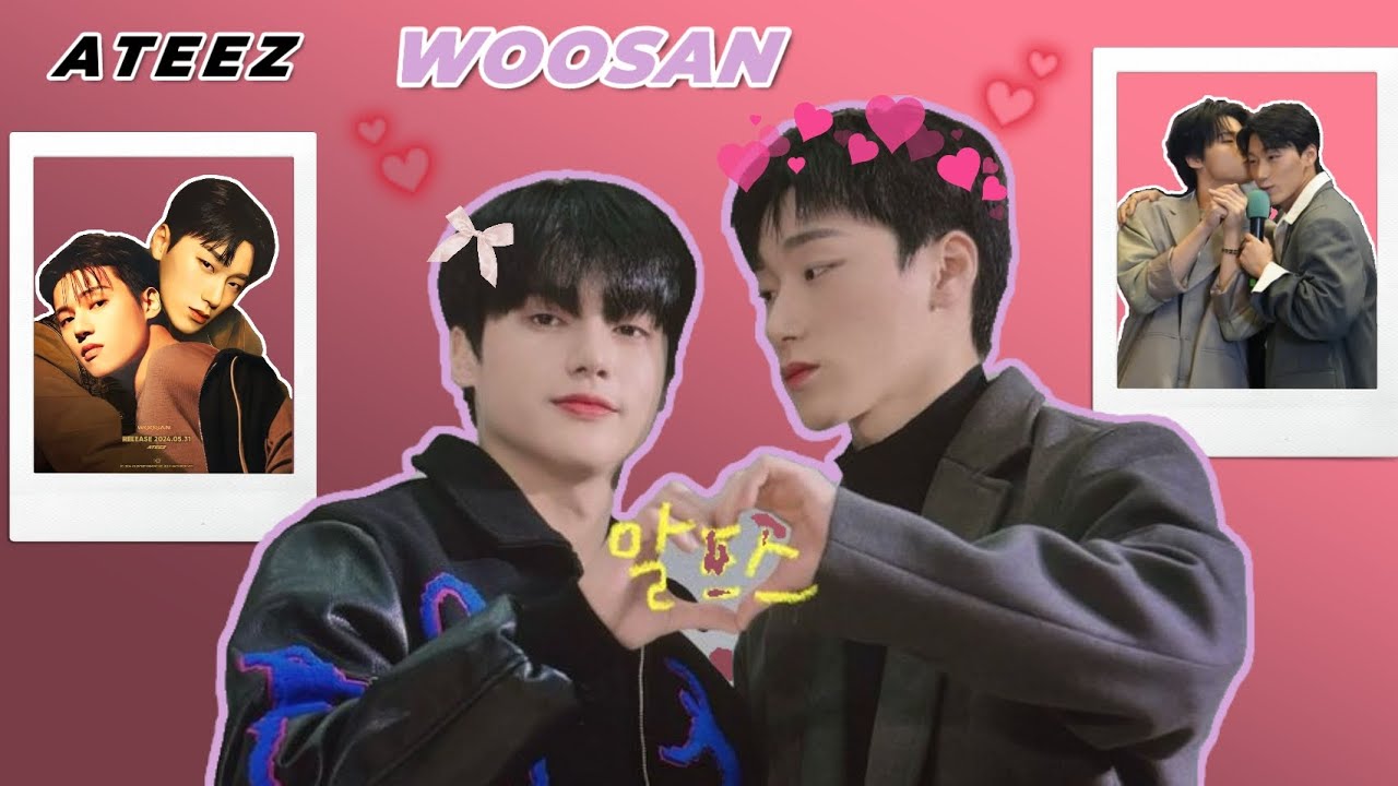 WOOSAN ATEEZ MOMENTS THE 😗☔