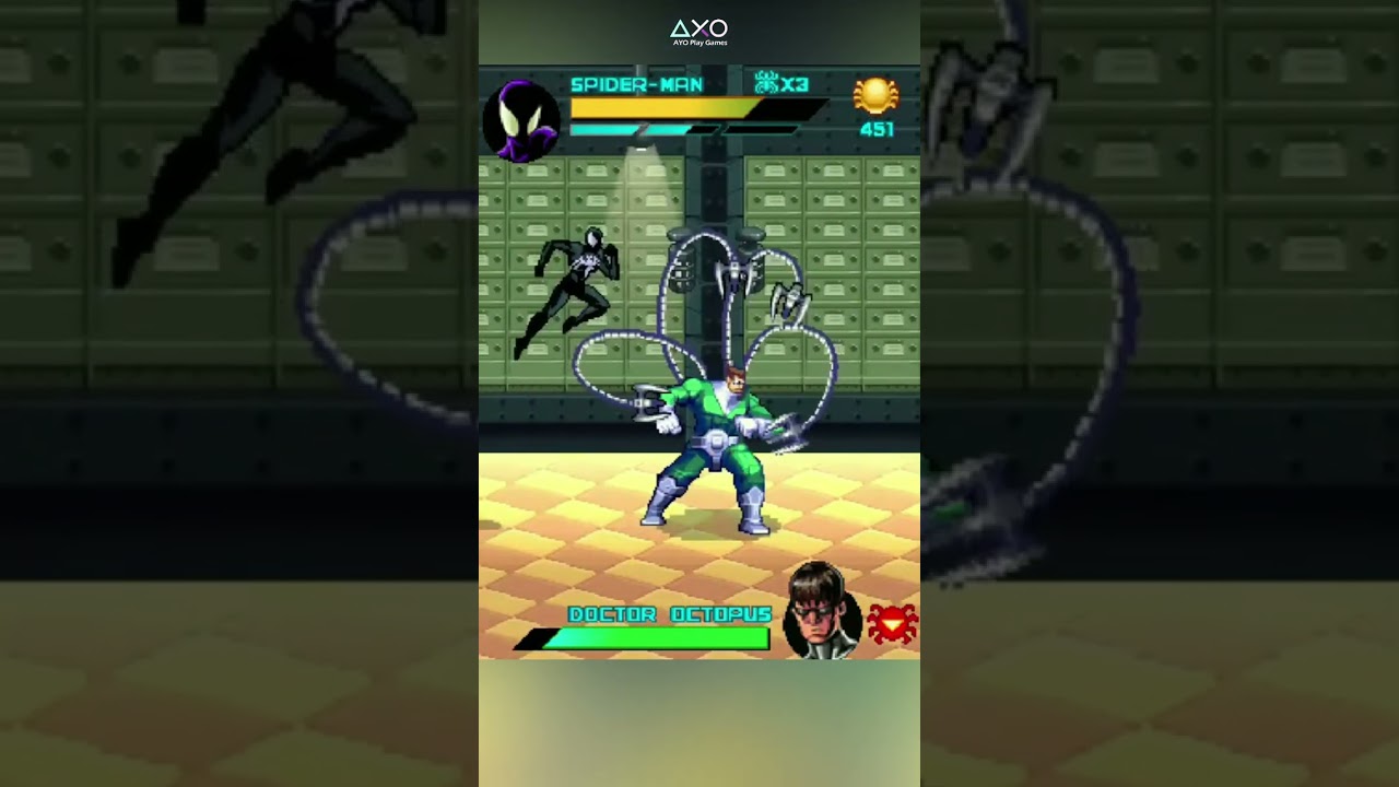 Black Suit Spider-Man vs Dr. Octopus