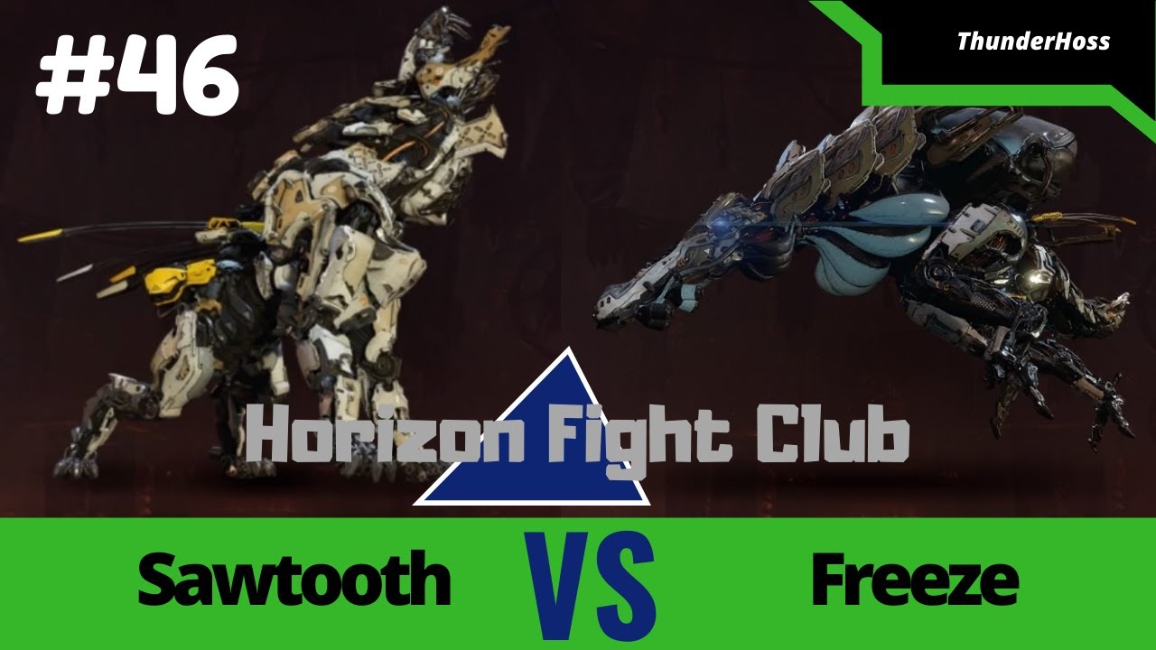 Horizon Zero Dawn - Freeze Bellowback VS Sawtooth (Horizon Fight Club #46)
