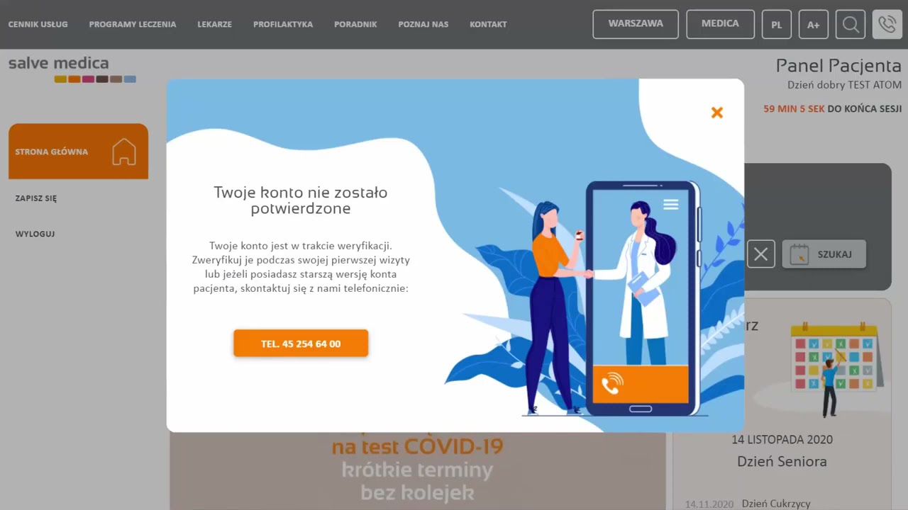 Jak zapisać się do panelu pacjenta Salve Medica