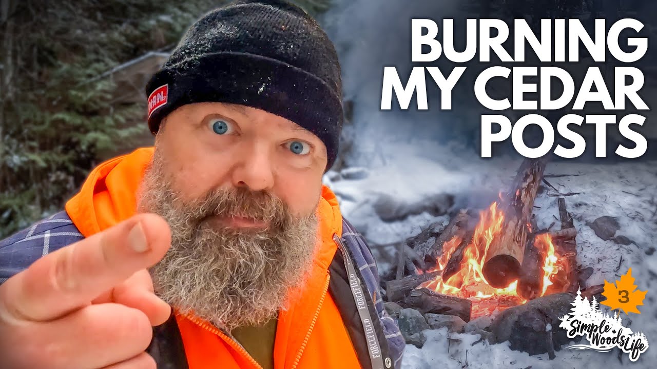 Why I Strip & Burn My Cedar Logs (Shou Sugi Ban for the Sugar Shack)