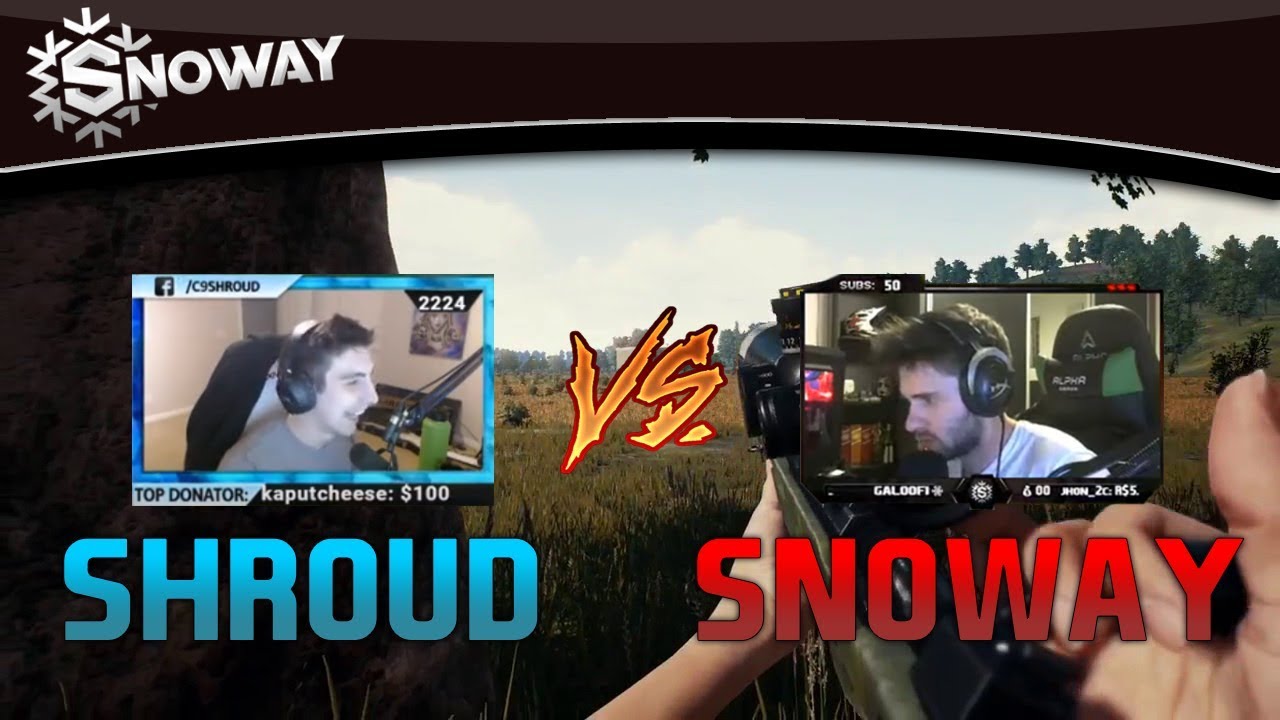 SHROUD VS SNOWAY | PUBG