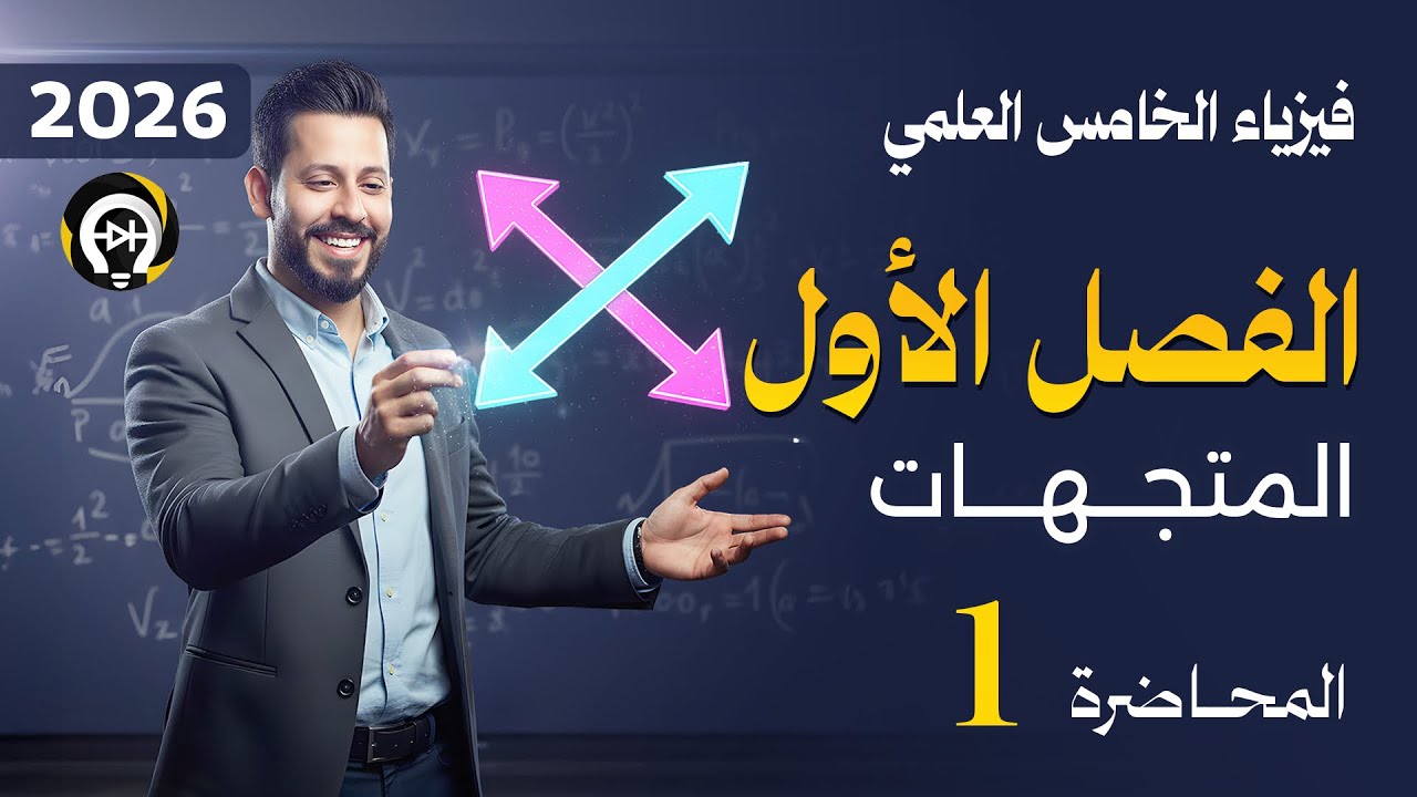 فيزياء الخامس العلمي | الفصل الاول | منهج 2026 | المحاضرة 1 - أنظمة الاحداثيات