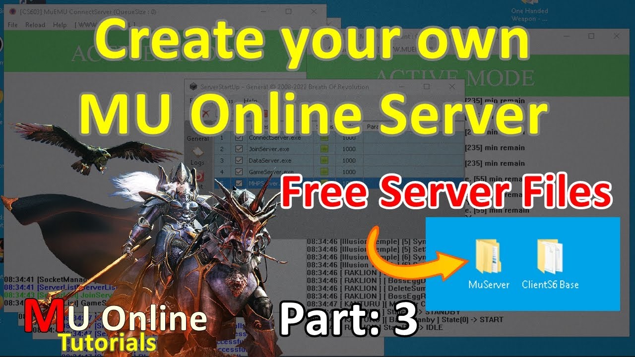 How to make Private Server MUOnline Season 6 Episode 3 - Server Files Part 2
