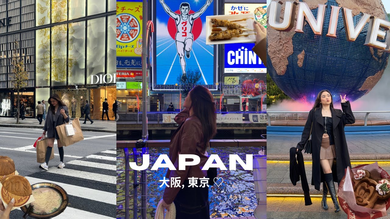 JAPAN VLOG 🇯🇵 Osaka & Tokyo: itinerary, expenses, travel tips, budget hotels, reco restos & shopping