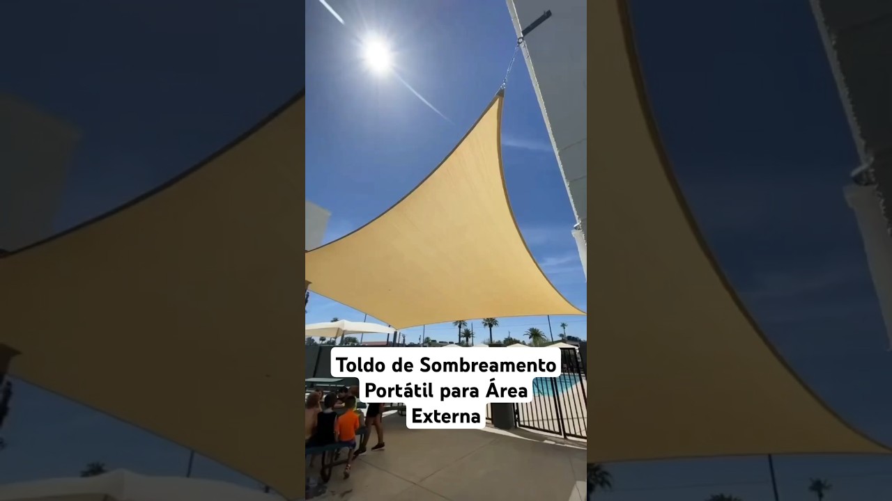 Toldo de Sombreamento Port&aacute;til para &Aacute;rea Externa