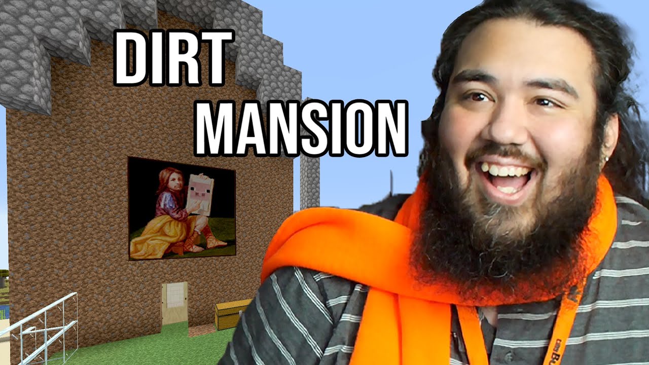 Dane Built A Dirt Mansion On Top Of My House - Minecraft #2