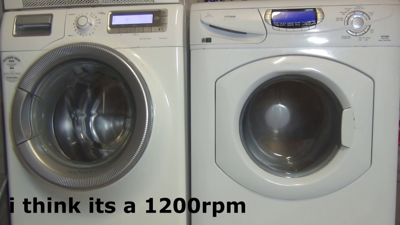 Electrolux Time Manager vs Hotpoint Ultima : Spin race No.6