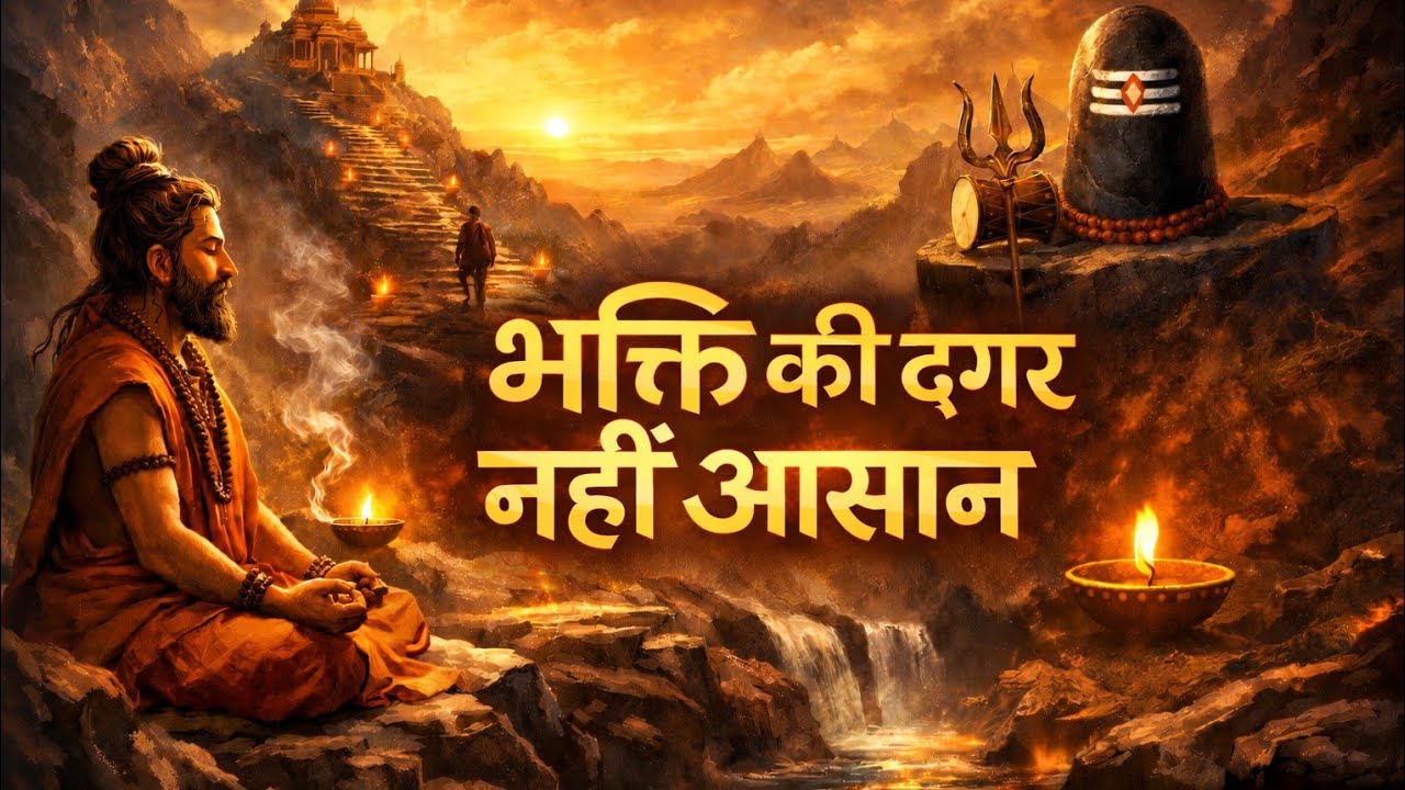 भक्ति की डगर नहीं आसान|Emotional Bhakti Bhajan |जिसने सह लिया तूफान उसी ने पाया भगवान |Ai generated 