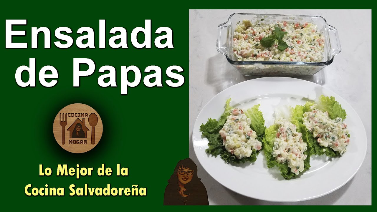 Ensalada de Papas - Receta Salvadoreña