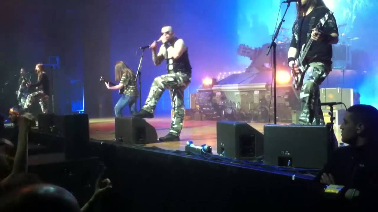 TRISTAN WITH SABATON - The Lion From The North - MILAN 03 February 2015