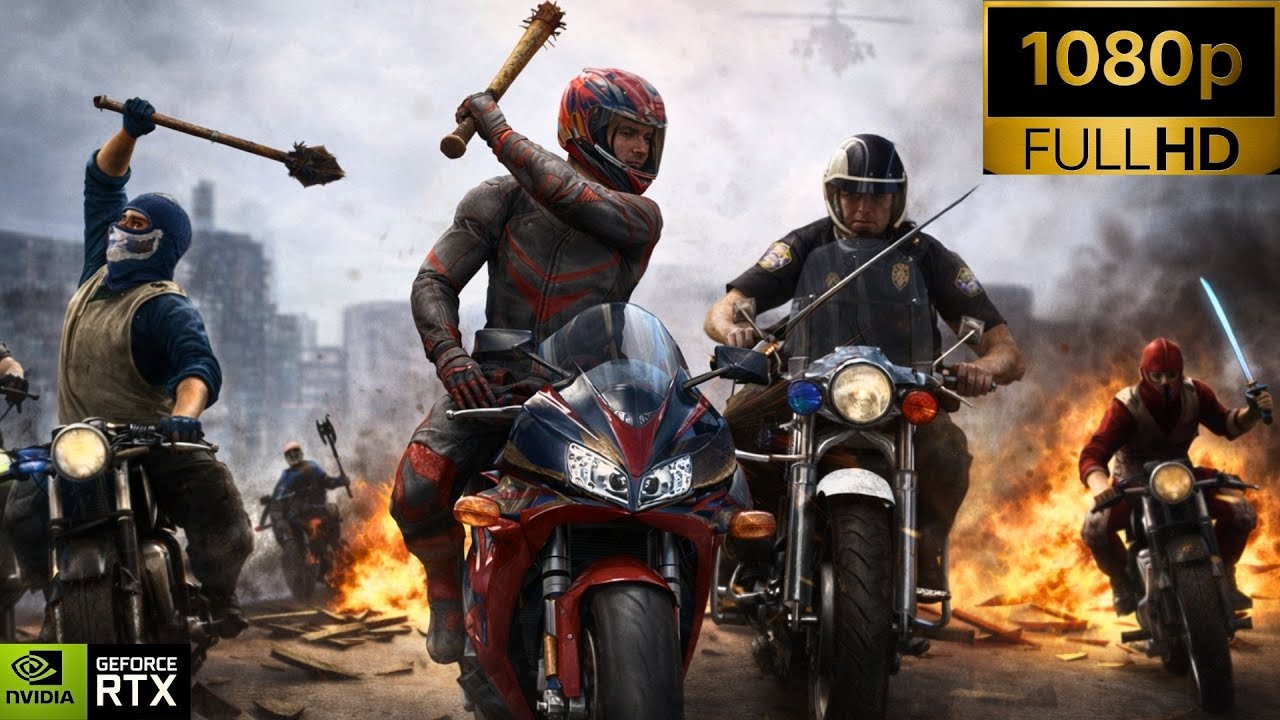 Road Redemption -  Troublesome Biker Fight