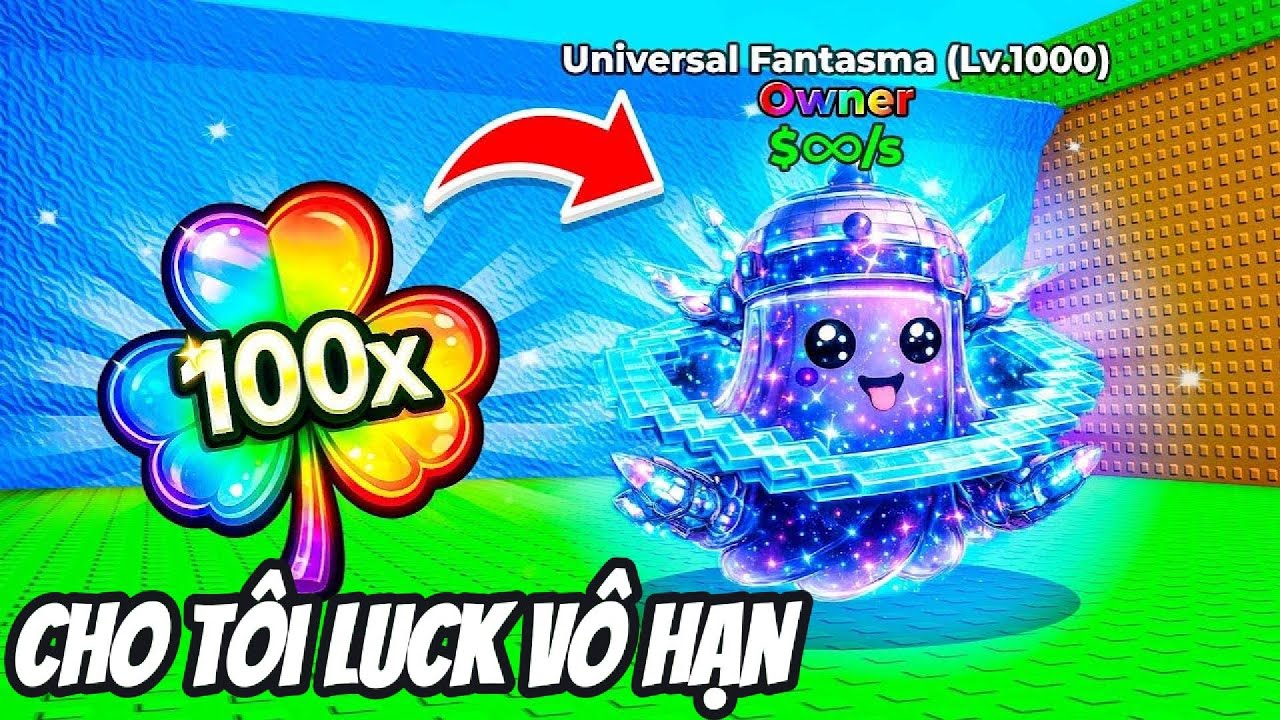 OWNER cho tôi LUCK VÔ HẠN trong Escape Tsunami for Brainrots!