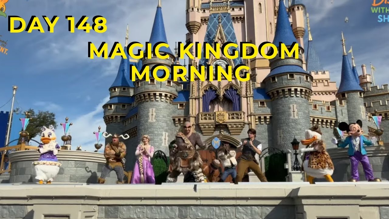 🔴 LIVE: Morning — Calm Disney World Walk & Opening Show | Day 148 | 