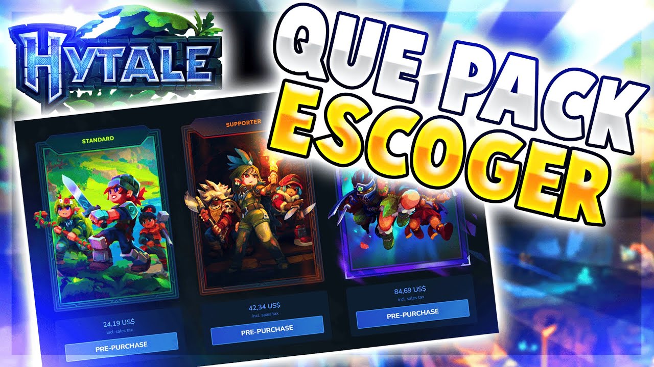 ¿Qué PACK de HYTALE Debes **COMPRAR**? 💰 Vemos las 3 Opciones