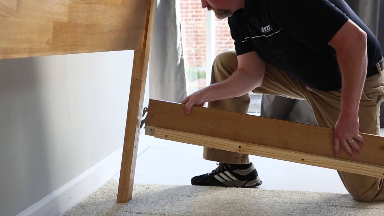 Wooden Side Rail Bed Replacement Set-Up with Acme Metal Products