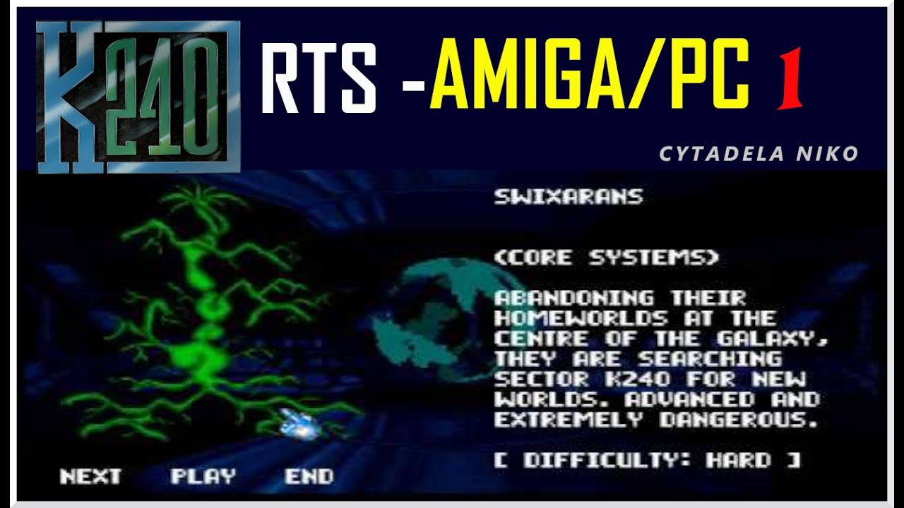 K240 GRA AMIGA/PC, SWIXARANS: 1 (NAJGROŹNIEJSZA RASA OBCYCH). K240 AMIGA/ PC GAME: SWIXARANS: 1
