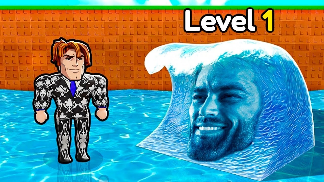 VIREI UM TSUNAMI PARA ROUBAR BRAINROTS NO ROBLOX