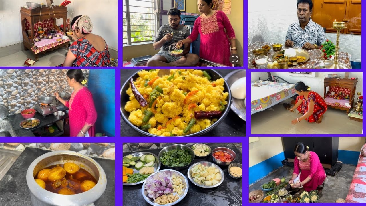 আজ দিনের বেশিরভাগ সময়টা রান্নাঘরেই কেটে গেল ।