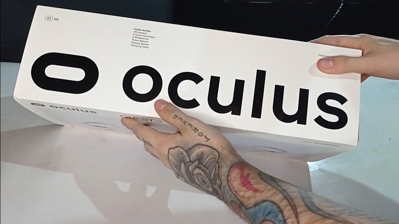 Unboxing Oculus Quest 2 explicando tudo em português BR