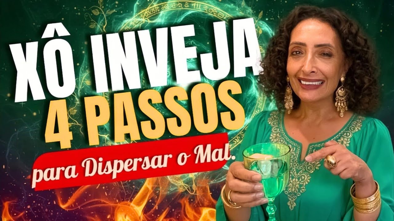 🔥 XÔ INVEJA: 4 PASSOS PARA DISPERSAR O MAL! 🧿