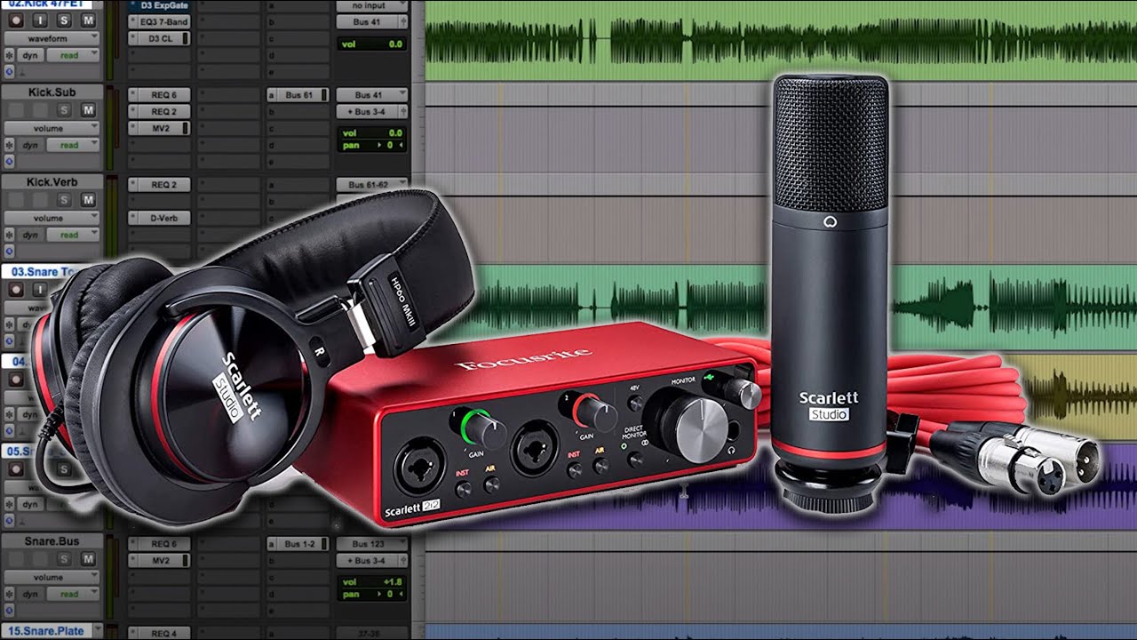 Recording with the Focusrite Scarlett 2i2 Studio Bundle - Warren Huart: Produce Like A Pro