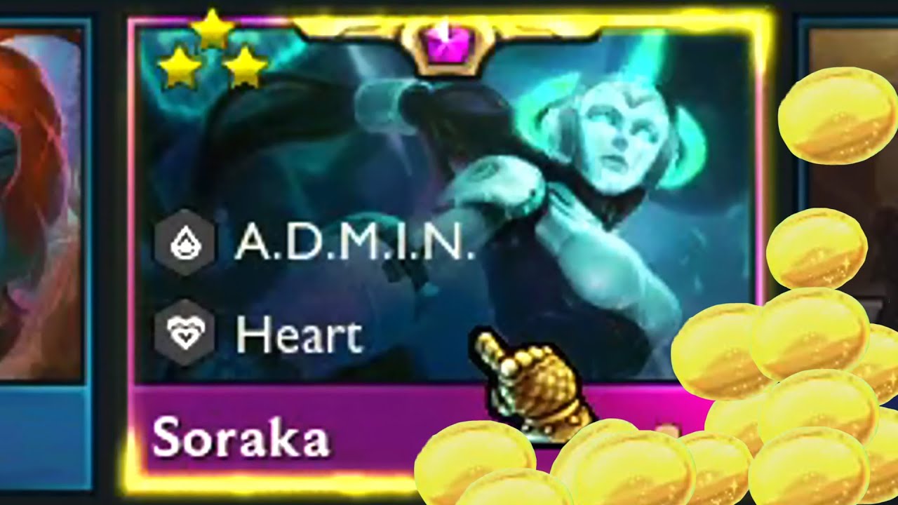 Gold Printer Soraka ⭐⭐⭐ ft. 6 ADMIN | TFT Set 8