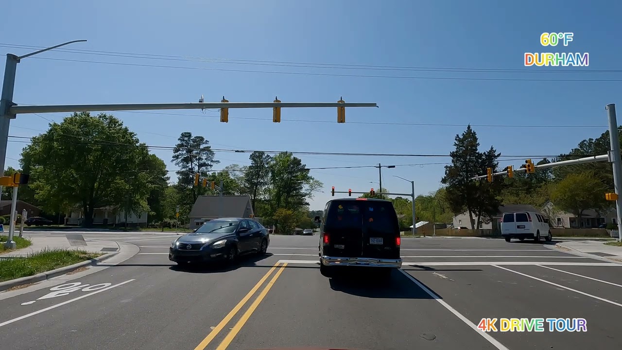 DURHAM, NC VIDEO | DRIVING FROM ANGIER AVE TO SOUTH POINT MALL