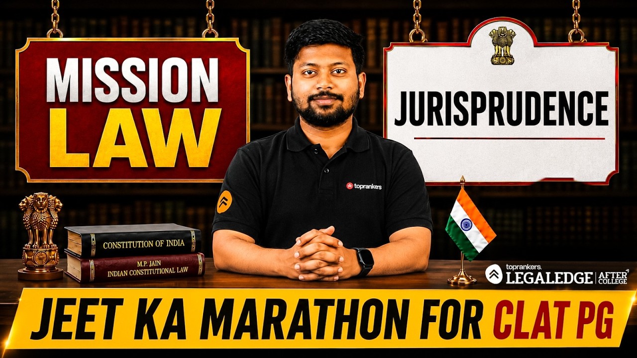 CLAT PG 2027 | Marathon Session | Jurisprudence - One Shot